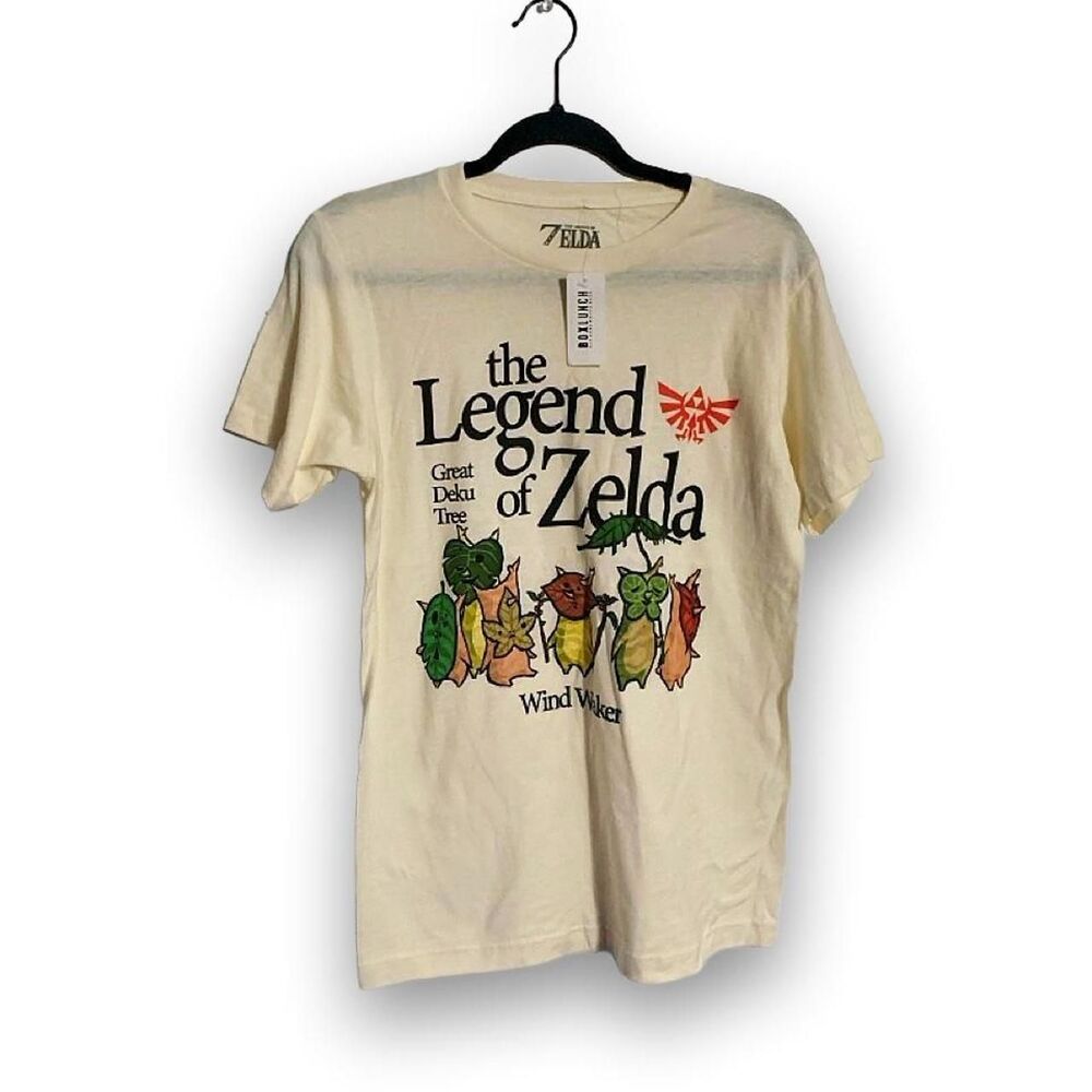 Legend of Zelda Wind Waker T Shirt NWT BoxLunch Koroks Cream Womens Small